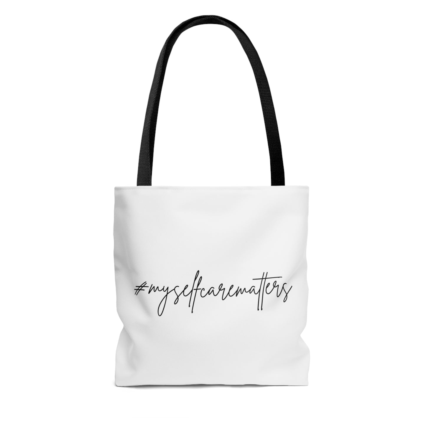 Self-Care Carrying Bag White #myselfcarematters